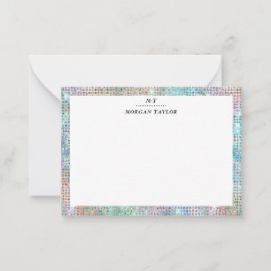 Luxury Sparkles Personalized Note Cards