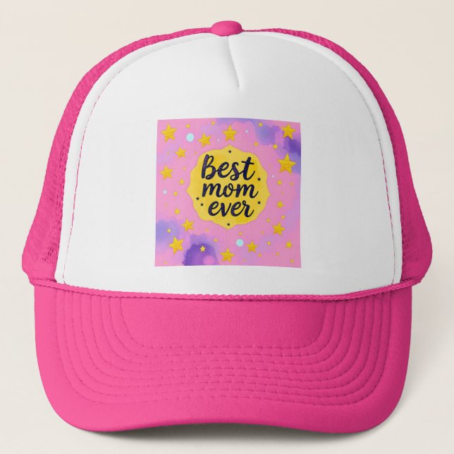 Luxury Stars Trendy Gift Collection Trucker Hat (Front)