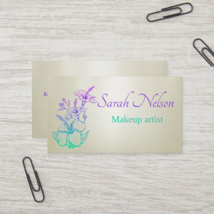  Luxury Sweet Sparkly Makeup Business Card