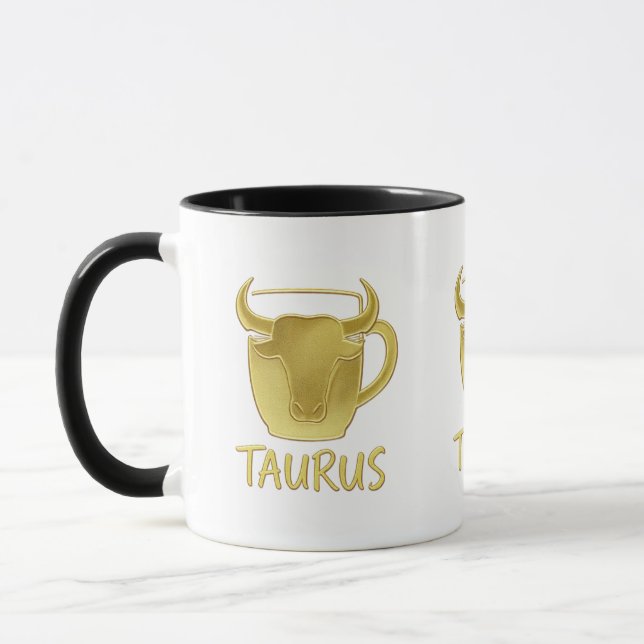 Luxury Taurus Zodiac Mug (Left)