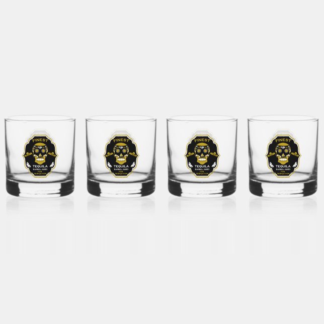 Luxury Tequila Gift Whiskey Glass (Front)