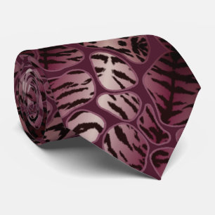 Luxury tiger tie