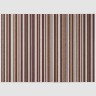 Luxury Trendy Brown White Linen Texture Collection Tissue Paper