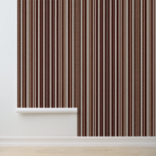 Luxury Trendy Brown White Linen Texture Collection Wallpaper