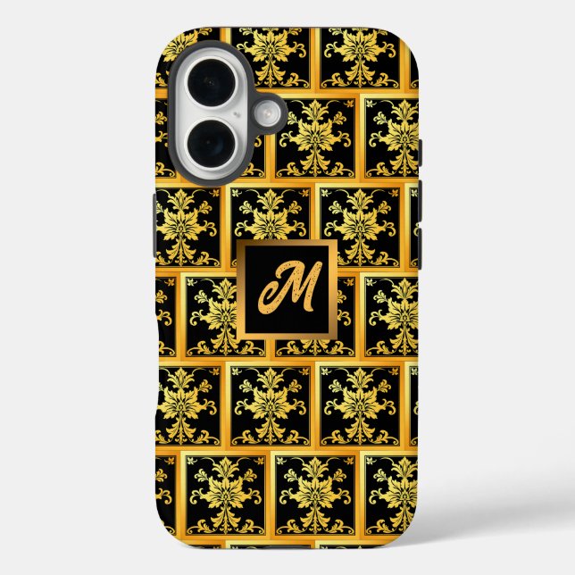 Luxury Trendy Elegant Floral Collection Case-Mate iPhone Case (Back)