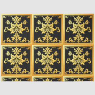 Luxury Trendy Elegant Floral Collection Tissue Paper
