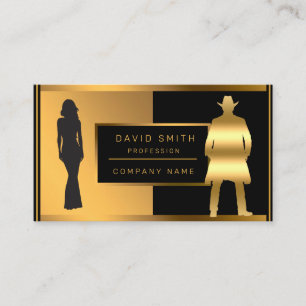 Luxury Trendy Fashion Add Your Text Business Card