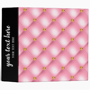 Luxury Tufted Texture Binder