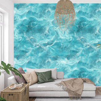 Luxury Turquoise Marble Texture Wallpaper