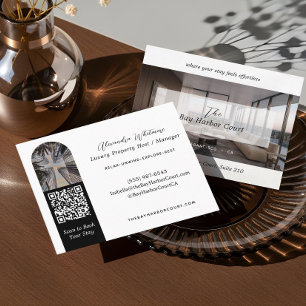 Luxury Vacation Rental Property Host Manager Photo Calling Card