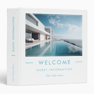 Luxury Vacation Welcome Guest Informations Binder