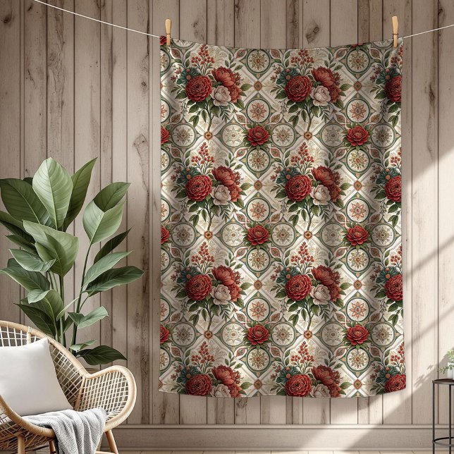 Luxury Vintage Blanket Classic Rose Patterns (Luxury Vintage Blanket Classic Rose Patterns)