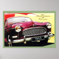 Luxury Vintage Car Ad 1959 Poster