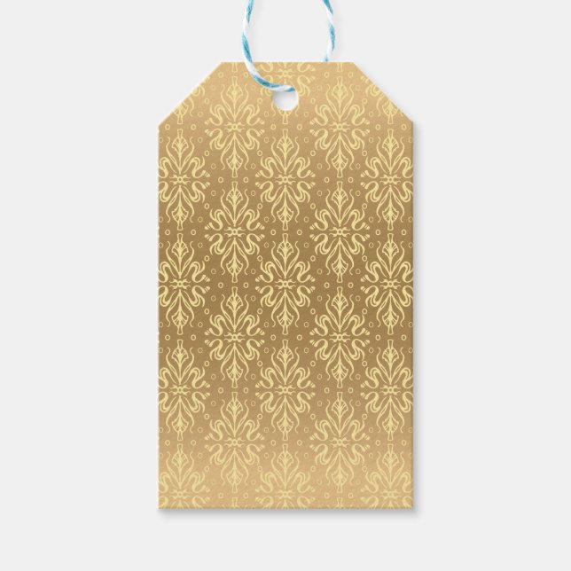 Luxury Vintage Pattern 2 Gift Tags (Front)