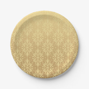 Luxury Vintage Pattern 2 Paper Plate