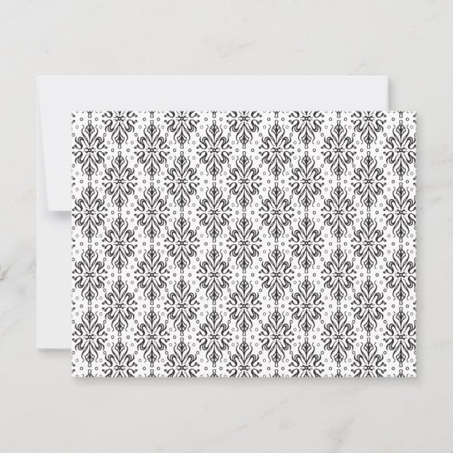 Luxury Vintage Pattern 4 Card (Front)