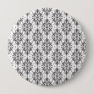 Luxury Vintage Pattern 4 Inch Round Button