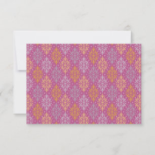 Luxury Vintage Pattern Save The Date