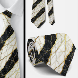 Luxury w/ Confidence   B&W + Gold Wedding & Event  Tie