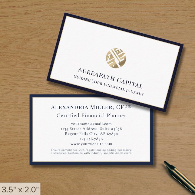 Luxury Wealth Management Business Card (Creator Uploaded)