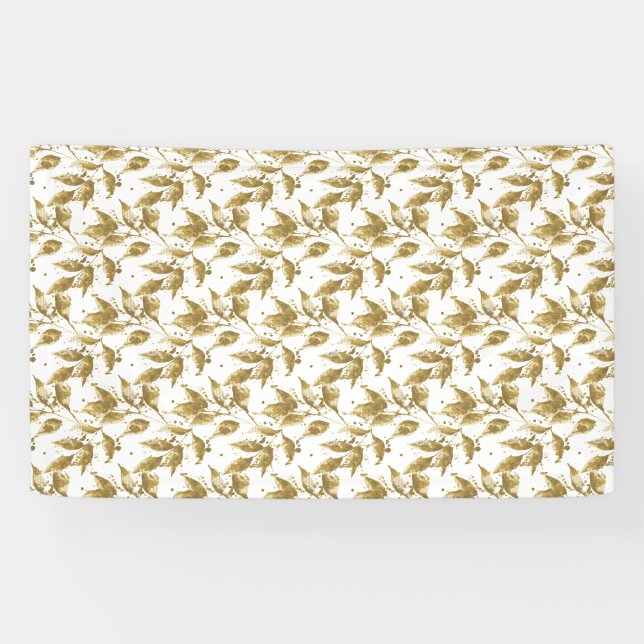 Luxury Wedding Banner | Elegant Botanical Décor (Horizontal)