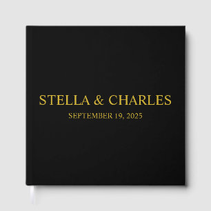 Luxury Wedding Guest Book , Personalized name 