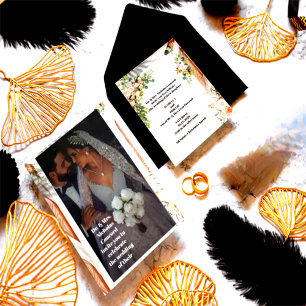 Luxury Wedding Invitation Card – Elegant Bride &