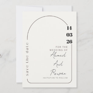 Luxury Wedding Invitation Gold Accents Modern