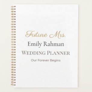 Luxury Wedding Planner Custom Bride Notebook