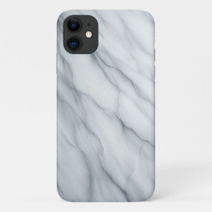 Luxury White Marble Texture - Elegant Modern Aesth iPhone 11 Case