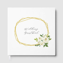 Luxury White Rose Floral Frame 