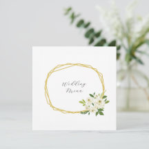 Luxury White Rose Floral Frame 