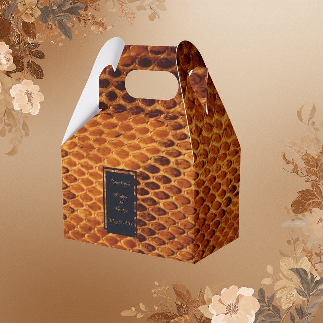 luxury wild snake skin animal wedding favor box (Creator Uploaded)