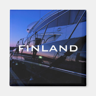 Luxury yacht in Finland magnet