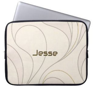 Luxury Yoga Modern Pattern Collection Laptop Sleeve