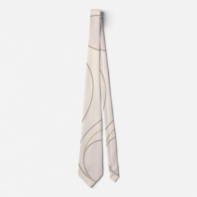 Luxury Yoga Modern Pattern Collection   Tie (Front)