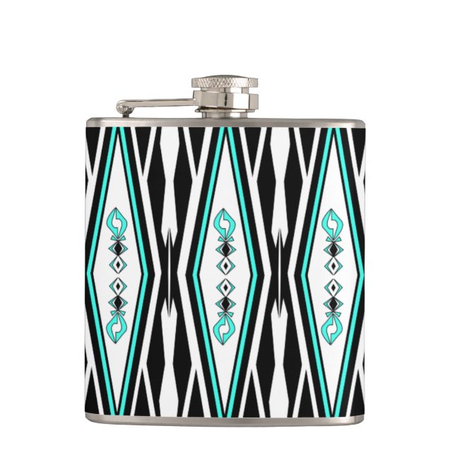 Luyu ~ Wild Dove Hip Flask (Front)