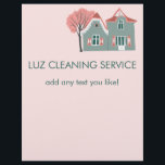 LUZ CLEANING Custom Flyer<br><div class="desc">Change everything on this custom flyer, add your own text and change the sizes of things. Thank you!</div>