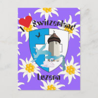 Luzern Schweiz Postkarte