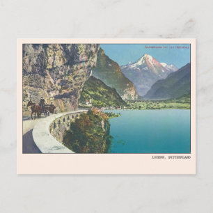 Luzern Switzerland Axenstrasse  Postcard