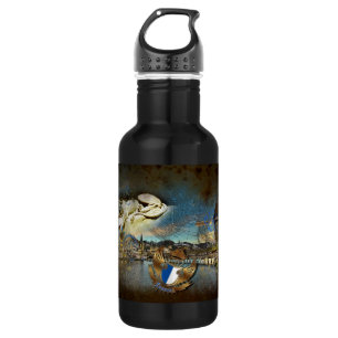 LUZERN Vintage Grunge - 532 Ml Water Bottle