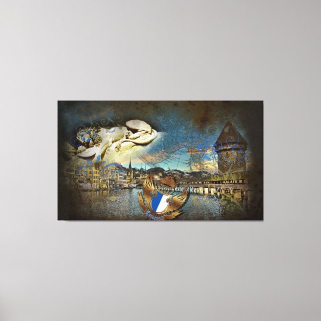 LUZERN Vintage Grunge - Canvas (Front)