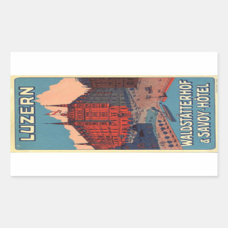 Luzern Waldtatterhof and savoy hotel Sticker