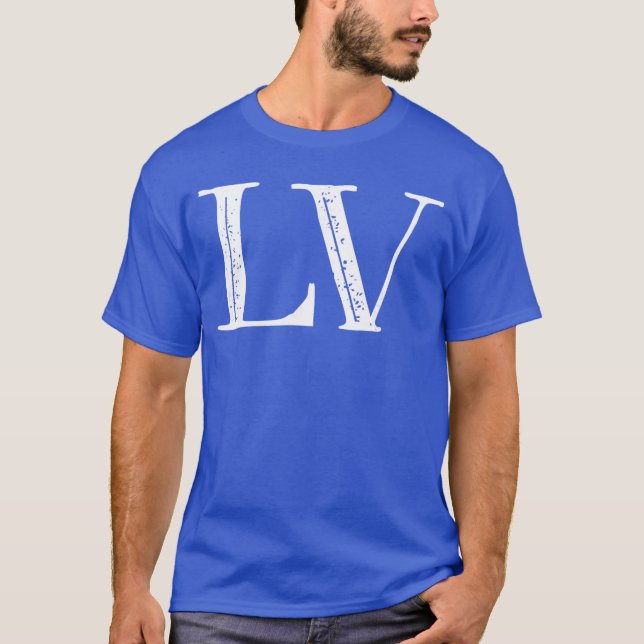 LV 55 FiftyFive Roman Numeral retro T-Shirt (Front)
