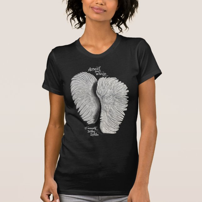 LV Community Healing Garden - Wings Tee (Front)