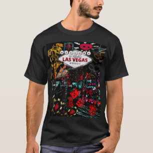 LV Nightlife Distressed Design Bong Bones Apparel T-Shirt