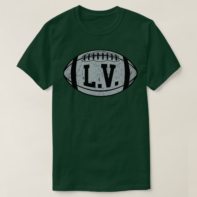 LV Retro  Black T-Shirt (Design Front)