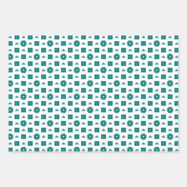 LV VANILLA&PEPPERMINT WRAPPING PAPER SHEET (Front)