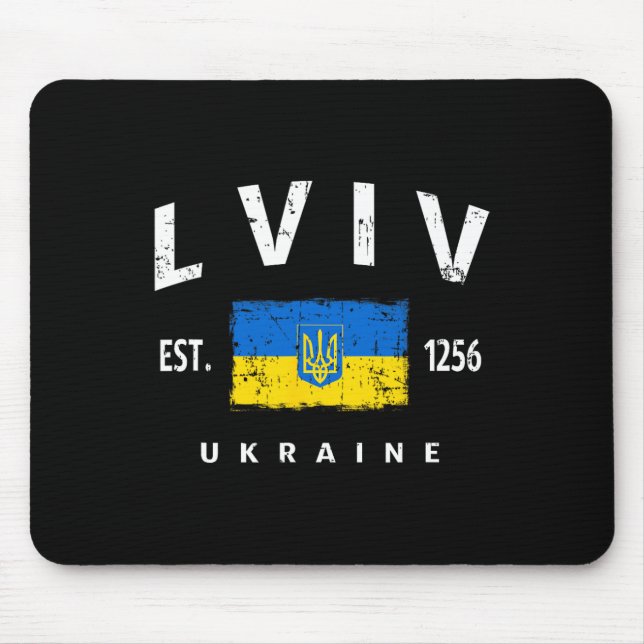 Lviv Ukraine Ukrayina Lwów  Mouse Pad (Front)