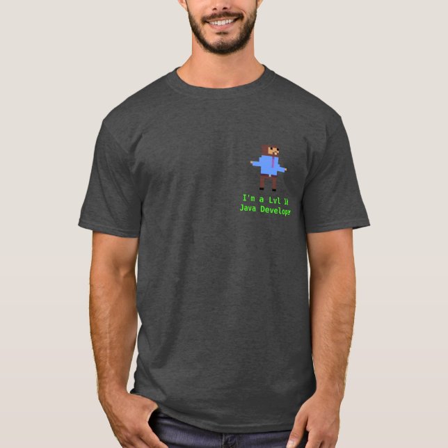 Lvl 10 Java Developer T-Shirt (Front)